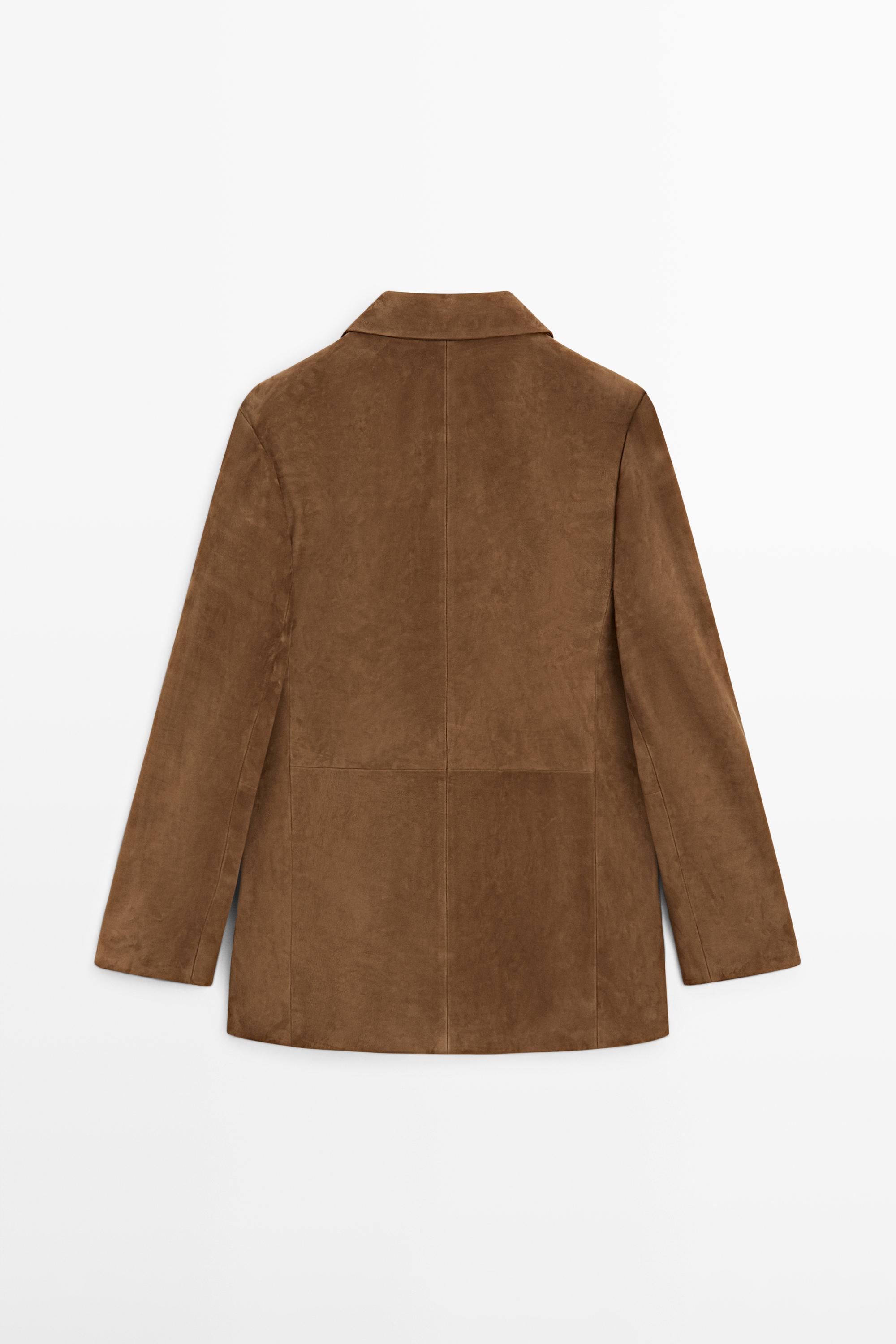 Blazer en daim 100% cuir